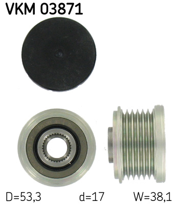 SKF Generátor szabadonfutó VKM03871_SKF